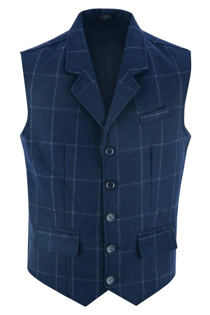 Mens Vest for Sale with Timeless Tweed Fashion and Tailored Style
