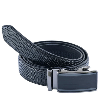 Premium Mens Gift Box with Genuine Leather Wallet and Ratchet Belt