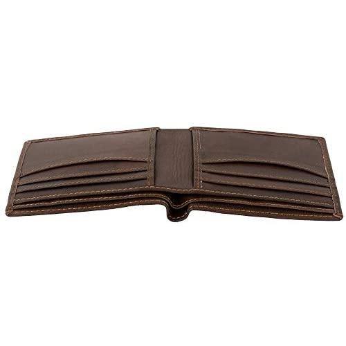 best men's wallet in genuine cowhide leather with rfid protection
