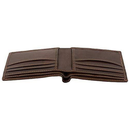 Best Men's Wallet in Genuine Cowhide Leather with RFID Protection