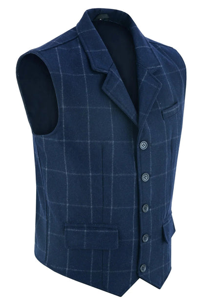 Mens Vest for Sale with Timeless Tweed Fashion and Tailored Style
