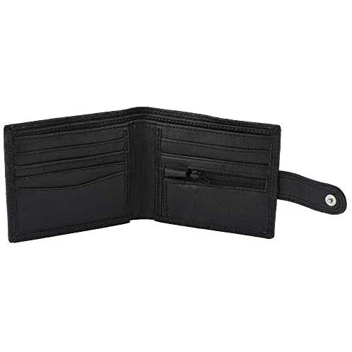 mens wallet genuine leather rfid bifold wallet with coin pocket