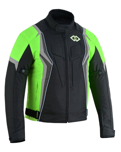 Textile Riding Jacket for Men – Waterproof Cordura CE Armour