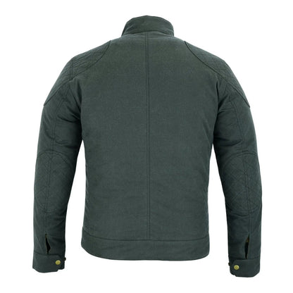 Classic Waxed Cotton Motorcycle Biker Jacket for Men