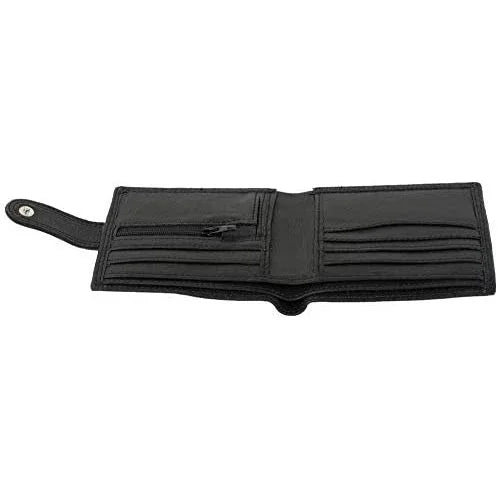 mens wallet genuine leather rfid bifold wallet with coin pocket