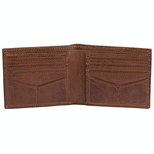 mens slim wallet in genuine cowhide leather with rfid protection