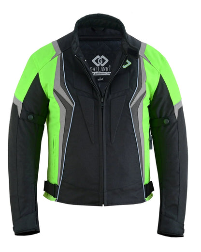 Textile Riding Jacket for Men – Waterproof Cordura CE Armour