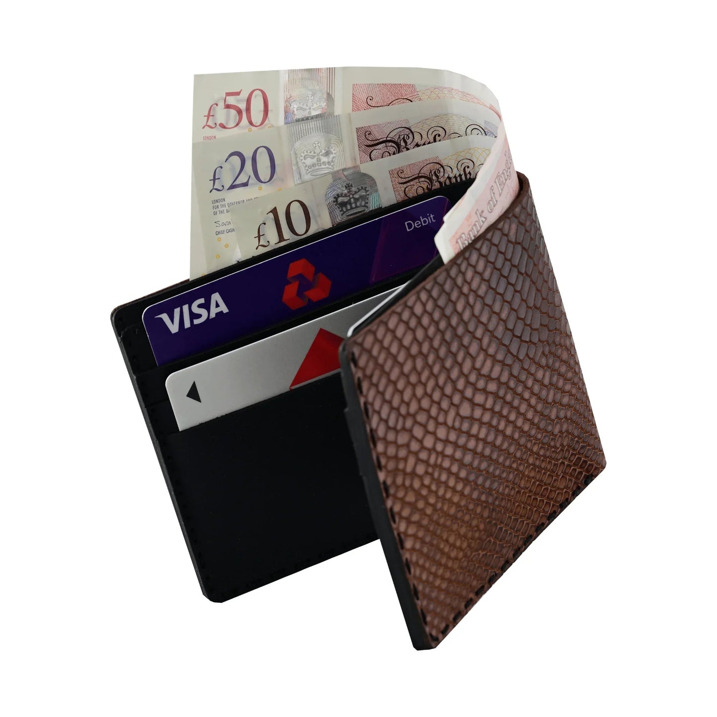 premium mens gift box with genuine leather wallet and ratchet belt