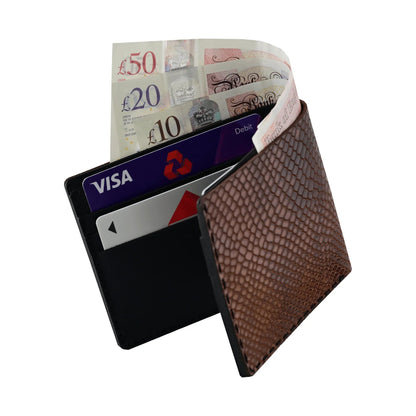 Premium Mens Gift Box with Genuine Leather Wallet and Ratchet Belt