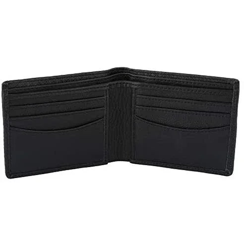 best men's wallet in genuine cowhide leather with rfid protection