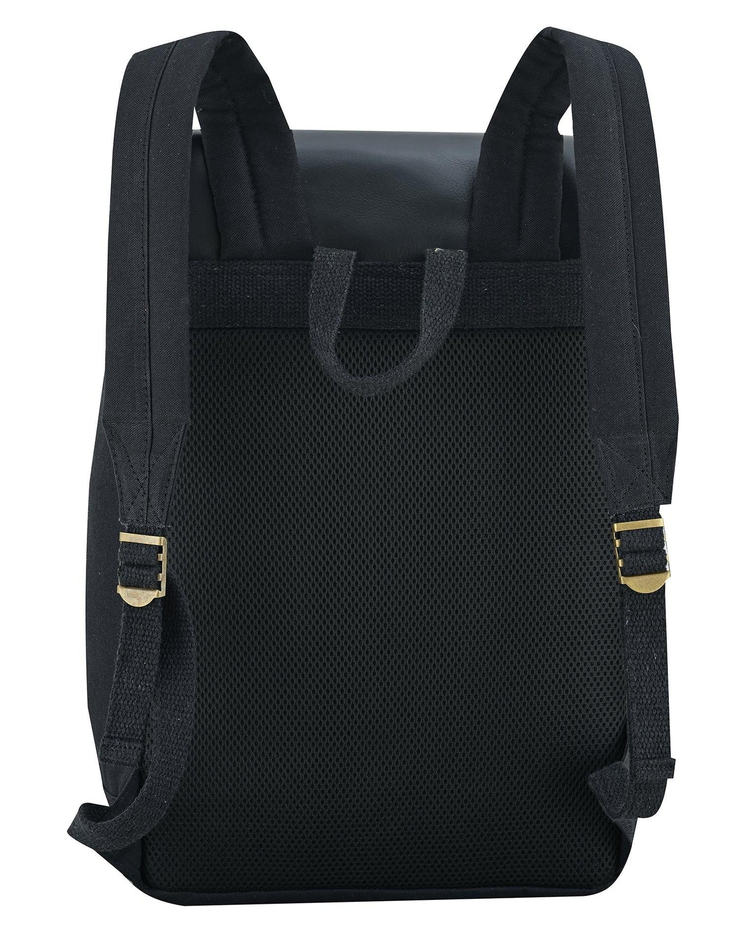 travel backpack – premium canvas & leather laptop backpack