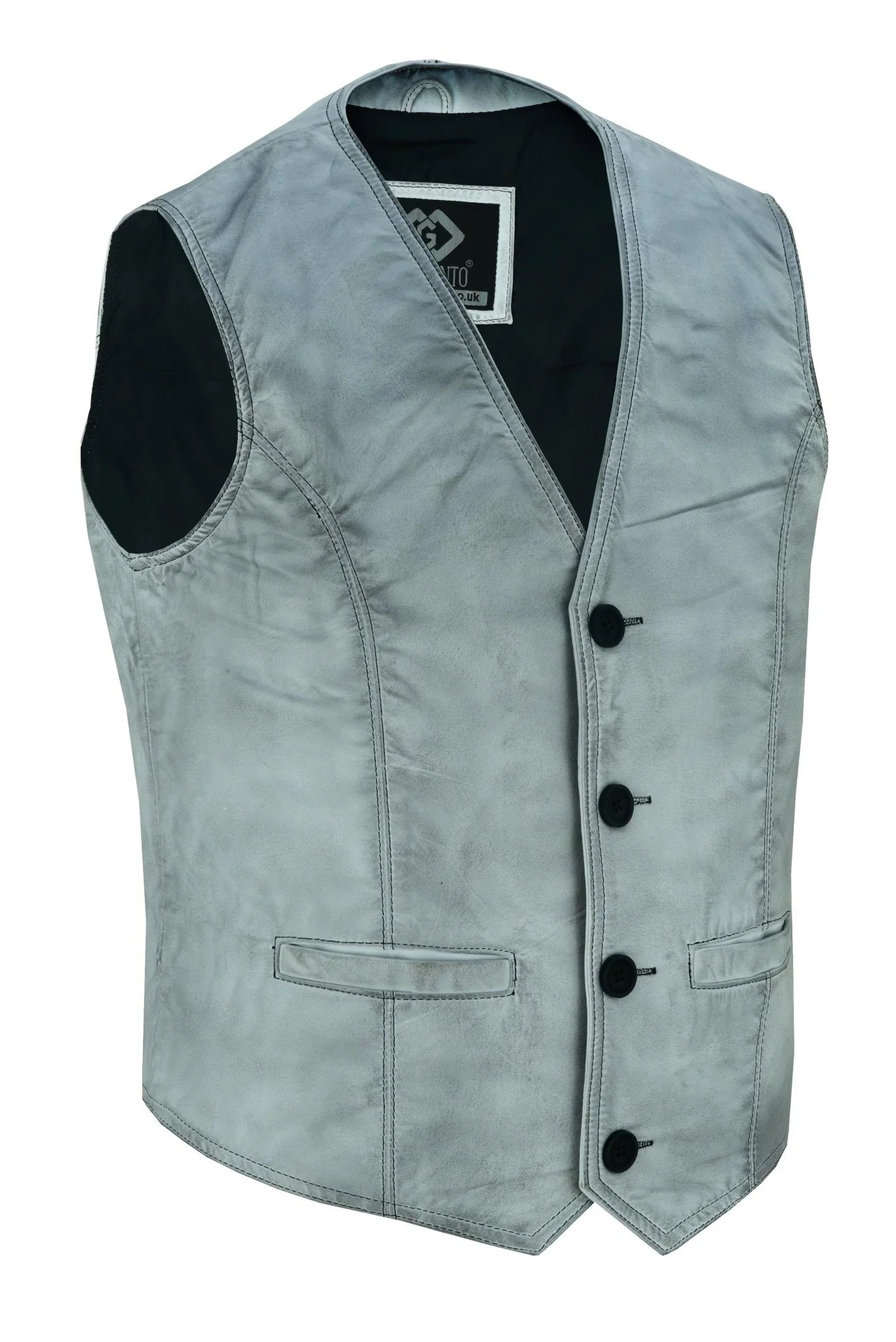 leather dress vest for men with classic fashion and everyday comfort