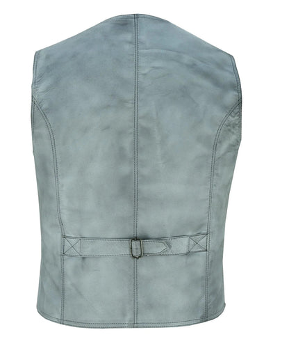 Leather Dress Vest for Men with Classic Fashion and Everyday Comfort