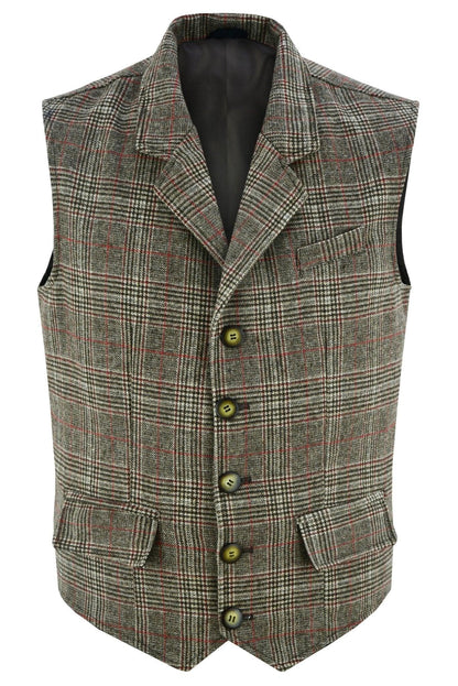 Mens Vest for Sale with Timeless Tweed Fashion and Tailored Style