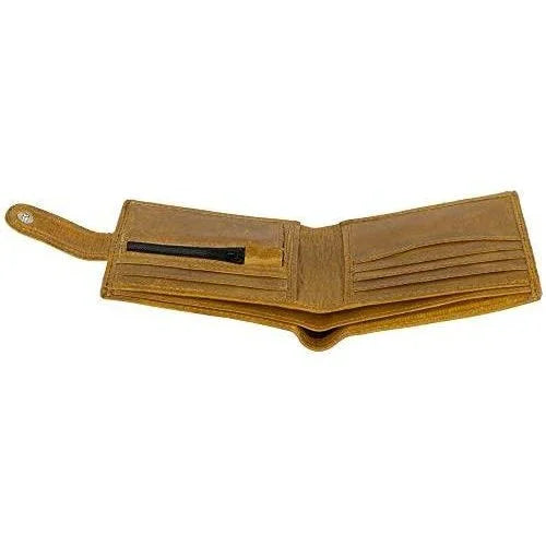 mens wallet genuine leather rfid bifold wallet with coin pocket