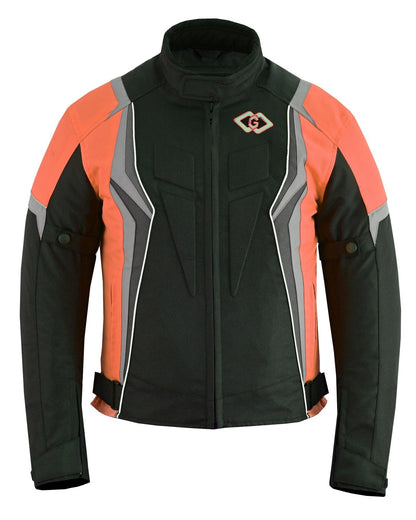 Textile Riding Jacket for Men – Waterproof Cordura CE Armour