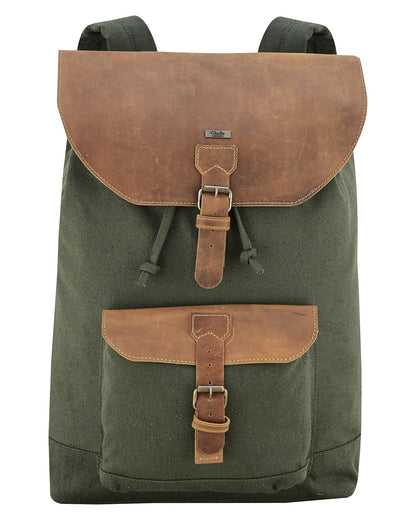 Travel Backpack – Premium Canvas & Leather Laptop Backpack