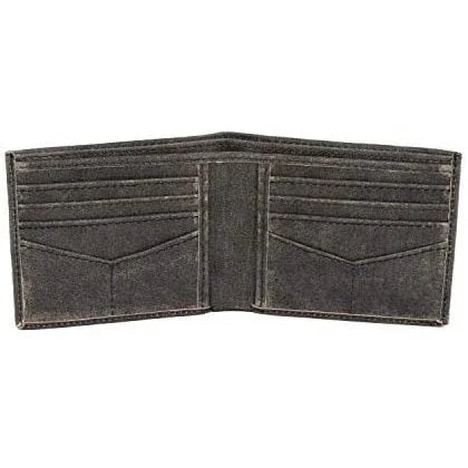 mens slim wallet in genuine cowhide leather with rfid protection