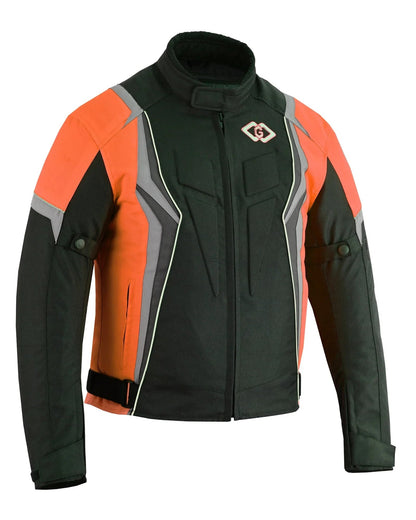 Textile Riding Jacket for Men – Waterproof Cordura CE Armour