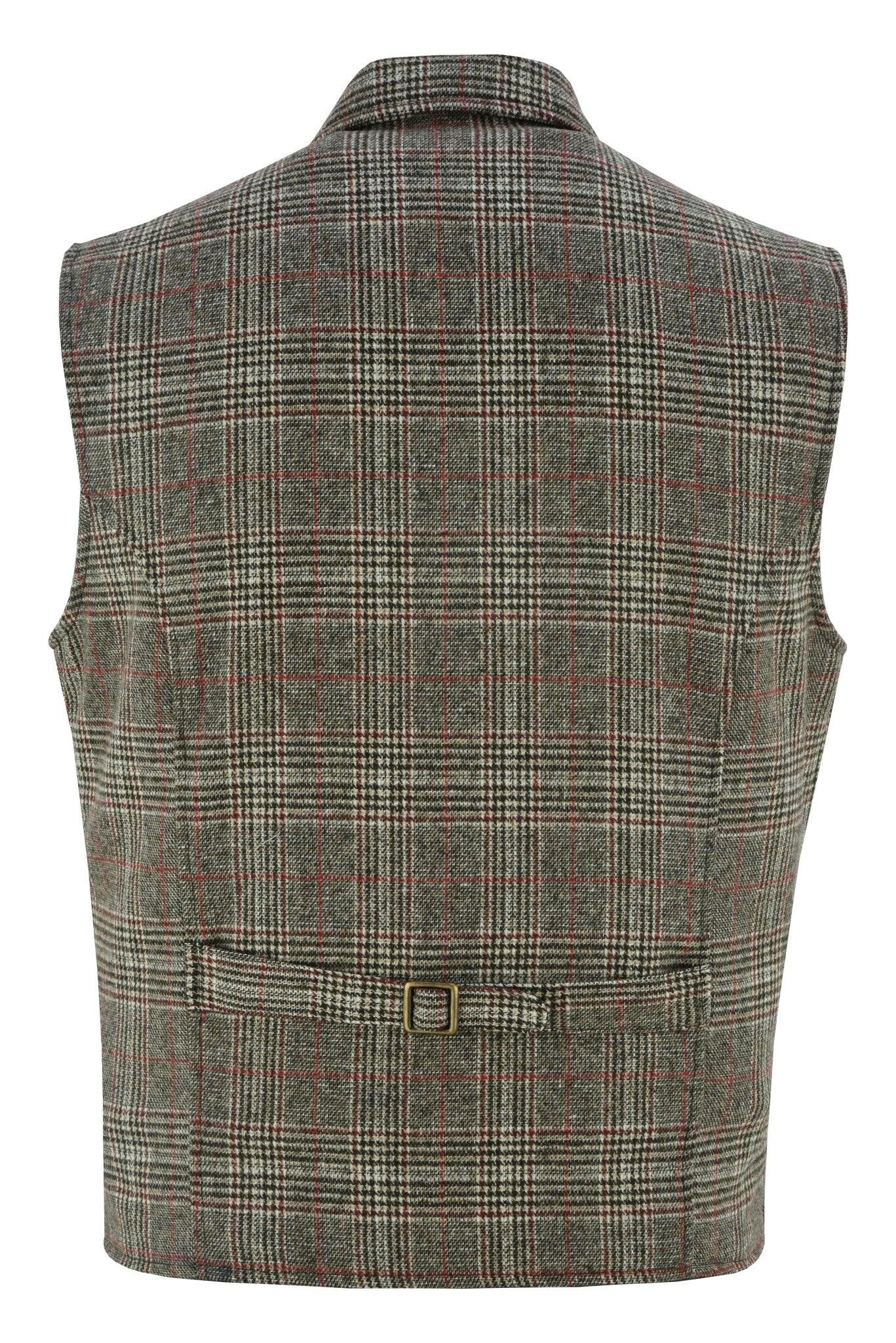 mens vest for sale with timeless tweed fashion and tailored style