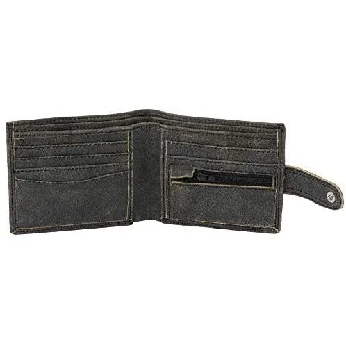 mens wallet genuine leather rfid bifold wallet with coin pocket