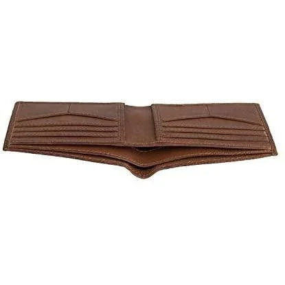 mens slim wallet in genuine cowhide leather with rfid protection