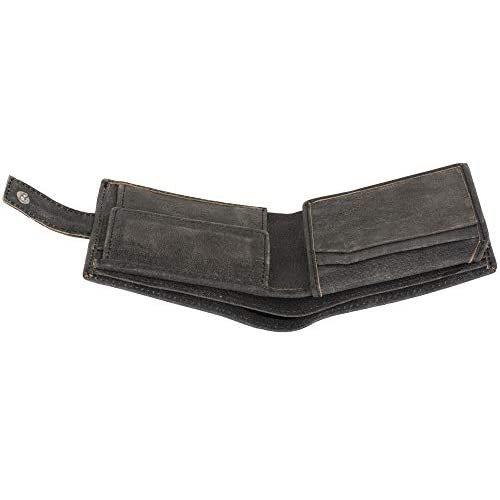 genuine leather rfid trifold male wallets