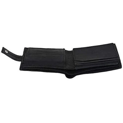 Genuine Leather RFID Trifold Male Wallets