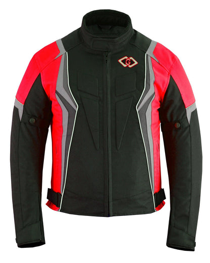 Textile Riding Jacket for Men – Waterproof Cordura CE Armour