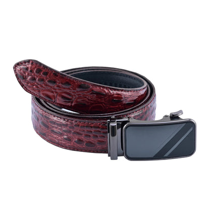 Premium Mens Gift Box with Genuine Leather Wallet and Ratchet Belt