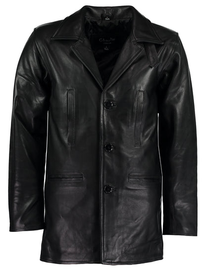Mens Leather Clothing – Max Payne Inspired Leather Coat