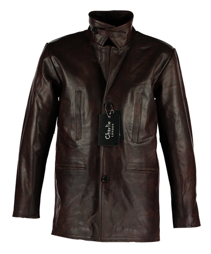 Mens Leather Clothing – Max Payne Inspired Leather Coat