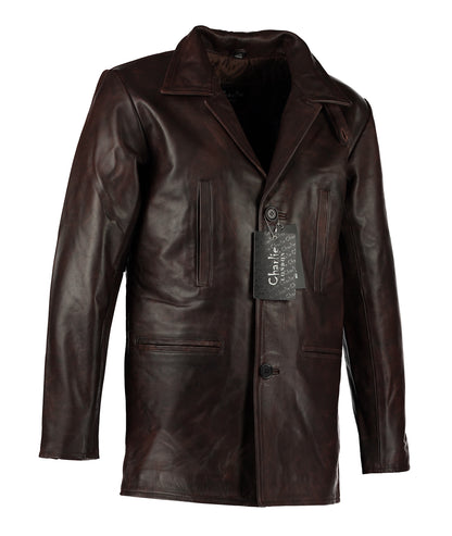 Mens Leather Clothing – Max Payne Inspired Leather Coat
