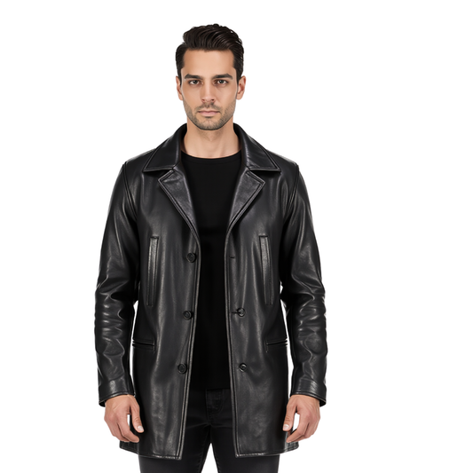 Mens Leather Clothing – Max Payne Inspired Leather Coat