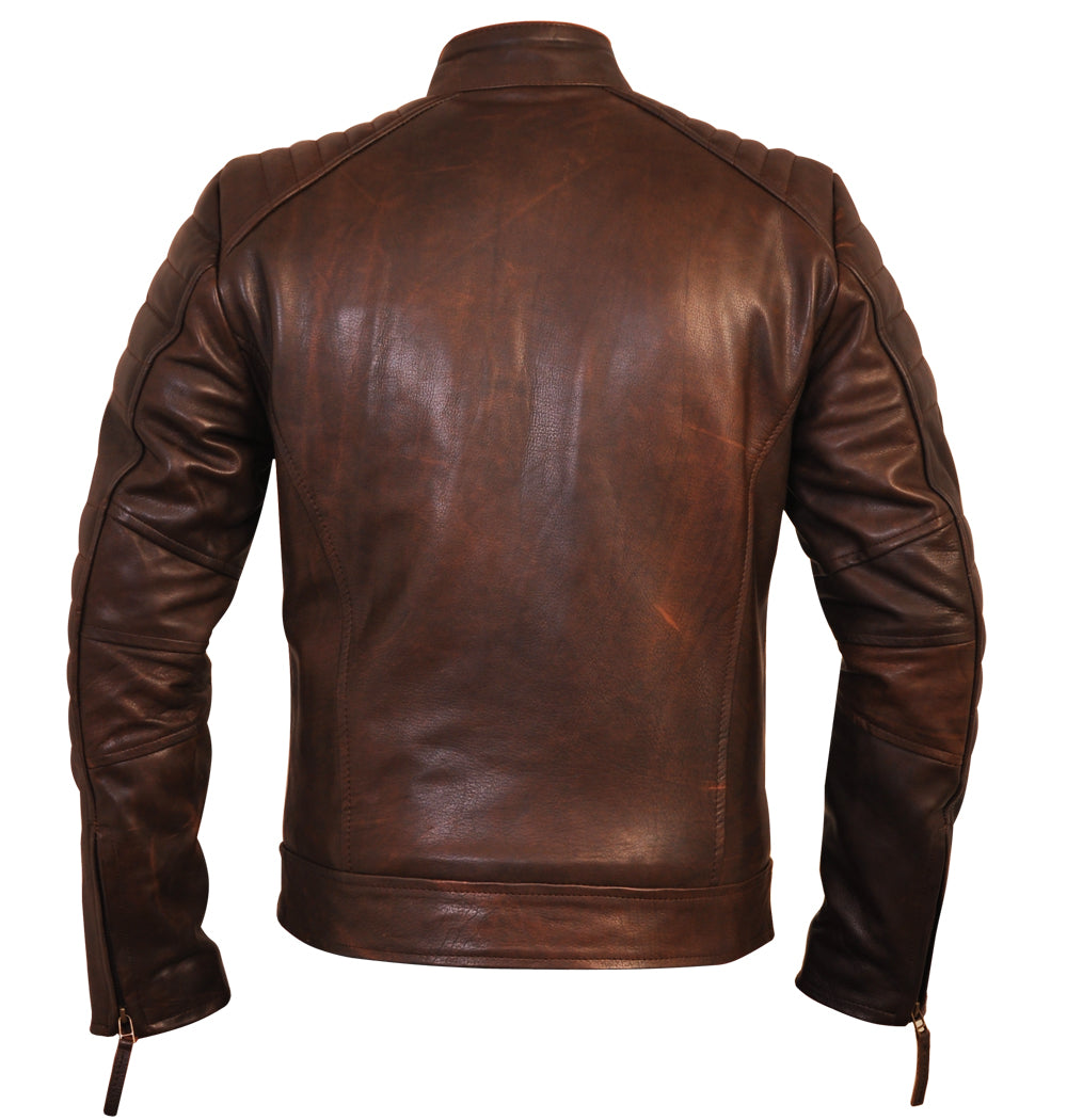 weybridge real leather jacket-man in leather jacket looks stunning