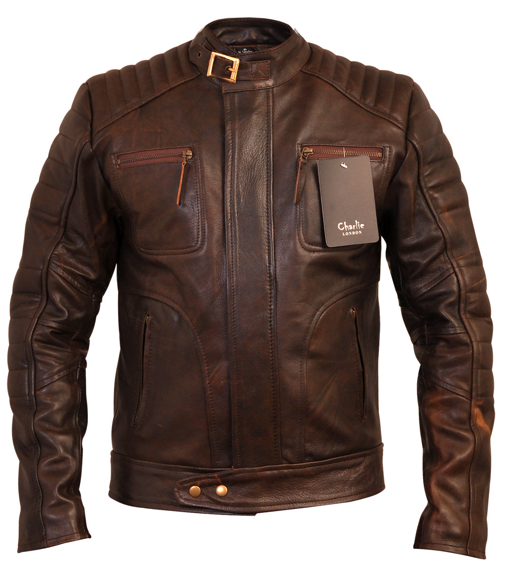 weybridge real leather jacket-man in leather jacket looks stunning