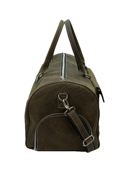 Leather Duffle Bag for Men – Spacious Travel, Gym & Weekend Bag