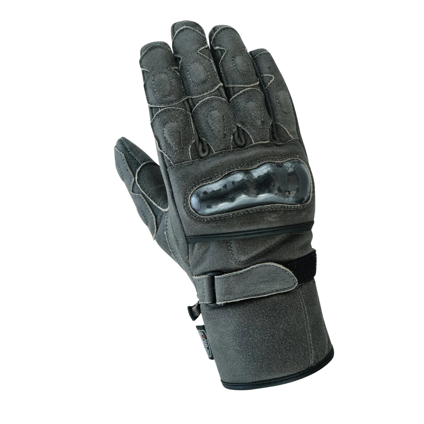 motorcycle gloves premium leather with carbon knuckle armour