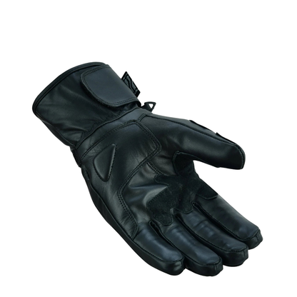 Motorcycle Gloves Premium Leather with Carbon Knuckle Armour