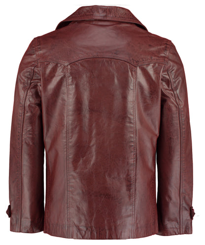 Mens Leather Jackets – Cowhide Heist Antique Long Coat