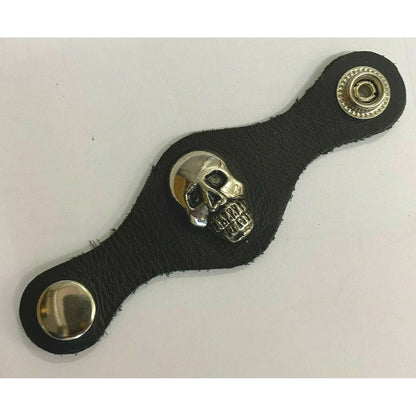 Leather Vest Extenders Plain & Badge Style for Motorcycle Vests