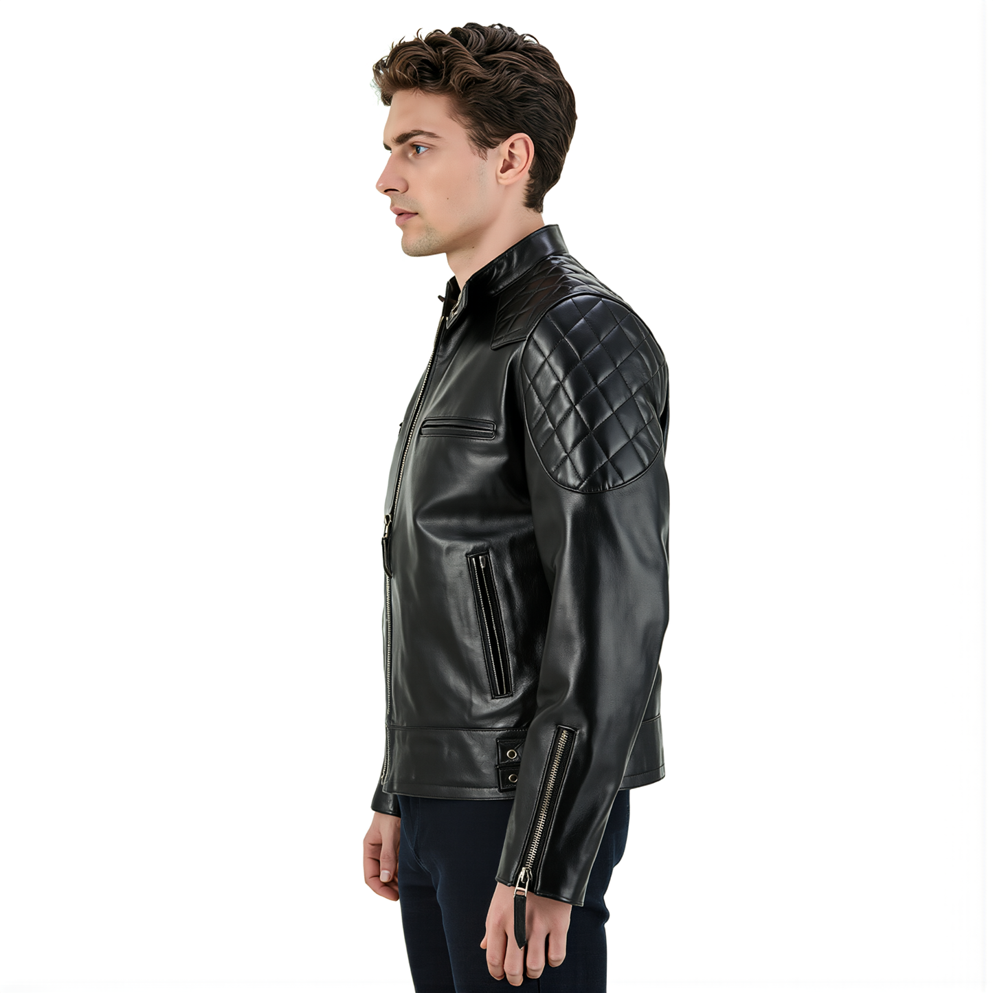mens leather jackets stannard premium cowhide fashion jacket