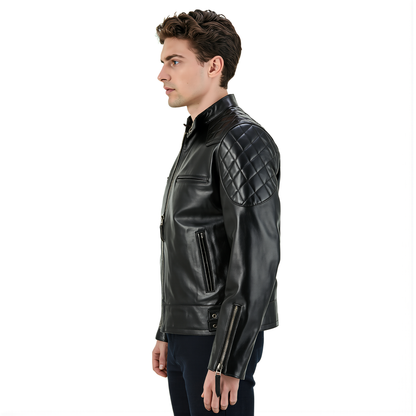Mens Leather Jackets Stannard Premium Cowhide Fashion Jacket
