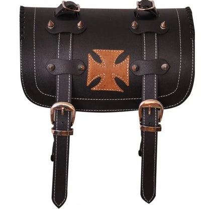 Motorbike Tool Bag with Iron Cross Design for Motorcycle Storage