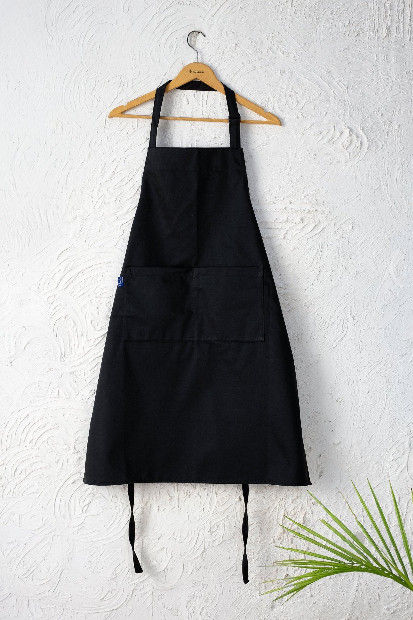 unisex heavy - duty cotton twill apron – adjustable fit with large front pocket - 