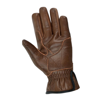 Mens Leather Gloves Vintage Motorcycle Summer Vented Riding Gear